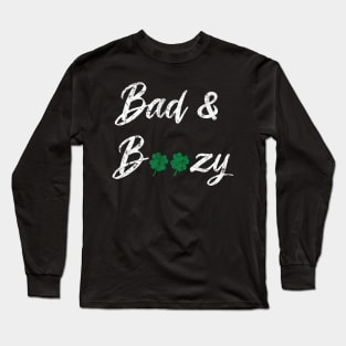 Bad and Boozy Long Sleeve T-Shirt